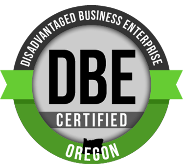 Disadvantaged Business Enterprise Oregon badge