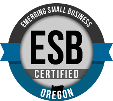 Emerging small business oregon badge